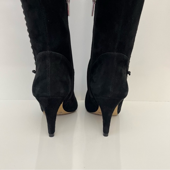 VINCE CAMUTO Seselti Suede Over The Knee Boot in Black NEW - Picture 11 of 16